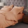 Superior Egyptian Cotton 300 Thread Count Duvet Cover Set, Soft Comforter Covers, Luxury Bedding Essentials, Button Closure, Includes 1 Duvet Cover, 1 Pillow Sham, Twin, Teal(Beige – Z)