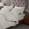 Superior Egyptian Cotton 300 Thread Count Duvet Cover Set, Soft Comforter Covers, Luxury Bedding Essentials, Button Closure, Includes 1 Duvet Cover, 1 Pillow Sham, Twin, Teal(Light Grey – Z)
