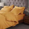 Superior Egyptian Cotton 300 Thread Count Duvet Cover Set, Soft Comforter Covers, Luxury Bedding Essentials, Button Closure, Includes 1 Duvet Cover, 1 Pillow Sham, Twin, Teal(Gold – Z)