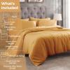 Superior Egyptian Cotton 300 Thread Count Duvet Cover Set, Soft Comforter Covers, Luxury Bedding Essentials, Button Closure, Includes 1 Duvet Cover, 1 Pillow Sham, Twin, Teal(Gold – Z)