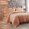 Superior Egyptian Cotton 300 Thread Count Duvet Cover Set, Soft Comforter Covers, Luxury Bedding Essentials, Button Closure, Includes 1 Duvet Cover, 1 Pillow Sham, Twin, Teal(Beige – Z)