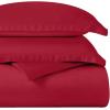 Superior Egyptian Cotton 300 Thread Count Duvet Cover Set, Soft Comforter Covers, Luxury Bedding Essentials, Button Closure, Includes 1 Duvet Cover, 1 Pillow Sham, Twin, Teal(Red – Z)