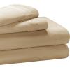 Superior Egyptian Cotton 4 Piece Sheet Set, 650 Thread Count, Eco-Friendly, Sustainable Sheets, Ultra-Soft Basics, Solid, Deep Pocket Fitted Sheet, Flat Sheet, Pillowcases, King, White(Linen)