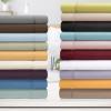 Superior Egyptian Cotton 4 Piece Sheet Set, 650 Thread Count, Eco-Friendly, Sustainable Sheets, Ultra-Soft Basics, Solid, Deep Pocket Fitted Sheet, Flat Sheet, Pillowcases, King, White(Maple Sugar)