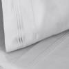 Superior Egyptian Cotton 4 Piece Sheet Set, Luxury 1000 Thread Count, Modern Design, Sustainable Sheets, Soft Basics, Solid, Deep Pocket Fitted Sheet, Flat Sheet, Pillowcases, Olympic Queen, White(Platinum – Z)