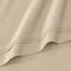 Superior Egyptian Cotton 4 Piece Sheet Set, Luxury 1000 Thread Count, Modern Design, Sustainable Sheets, Soft Basics, Solid, Deep Pocket Fitted Sheet, Flat Sheet, Pillowcases, Olympic Queen, White(Tan – Extra Deep)