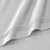 Superior Egyptian Cotton 4 Piece Sheet Set, Luxury 1000 Thread Count, Modern Design, Sustainable Sheets, Soft Basics, Solid, Deep Pocket Fitted Sheet, Flat Sheet, Pillowcases, Olympic Queen, White(Platinum)
