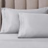 Superior Egyptian Cotton 4 Piece Sheet Set, Luxury 1000 Thread Count, Modern Design, Sustainable Sheets, Soft Basics, Solid, Deep Pocket Fitted Sheet, Flat Sheet, Pillowcases, Olympic Queen, White(Platinum – Extra Deep)