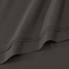 Superior Egyptian Cotton 4 Piece Sheet Set, Luxury 1000 Thread Count, Modern Design, Sustainable Sheets, Soft Basics, Solid, Deep Pocket Fitted Sheet, Flat Sheet, Pillowcases, Olympic Queen, White(Charcoal – Extra Deep)