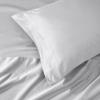 Superior Egyptian Cotton 4 Piece Sheet Set, Luxury 1000 Thread Count, Modern Design, Sustainable Sheets, Soft Basics, Solid, Deep Pocket Fitted Sheet, Flat Sheet, Pillowcases, Olympic Queen, White(Platinum – Extra Deep)