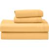 Superior Egyptian Cotton 4 Piece Sheet Set, Luxury 1000 Thread Count, Modern Design, Sustainable Sheets, Soft Basics, Solid, Deep Pocket Fitted Sheet, Flat Sheet, Pillowcases, Olympic Queen, White(Gold – Z)