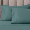 Superior Egyptian Cotton 4 Piece Sheet Set, Luxury 1000 Thread Count, Modern Design, Sustainable Sheets, Soft Basics, Solid, Deep Pocket Fitted Sheet, Flat Sheet, Pillowcases, Olympic Queen, White(Deep Sea)