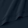 Superior Egyptian Cotton 4 Piece Sheet Set, Luxury 1000 Thread Count, Modern Design, Sustainable Sheets, Soft Basics, Solid, Deep Pocket Fitted Sheet, Flat Sheet, Pillowcases, Olympic Queen, White(Navy Blue – Z)