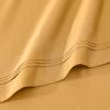 Superior Egyptian Cotton 4 Piece Sheet Set, Luxury 1000 Thread Count, Modern Design, Sustainable Sheets, Soft Basics, Solid, Deep Pocket Fitted Sheet, Flat Sheet, Pillowcases, Olympic Queen, White(Gold – Z)