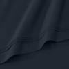 Superior Egyptian Cotton 4 Piece Sheet Set, Luxury 1000 Thread Count, Modern Design, Sustainable Sheets, Soft Basics, Solid, Deep Pocket Fitted Sheet, Flat Sheet, Pillowcases, Olympic Queen, White(Navy Blue)