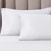 Superior Egyptian Cotton 4 Piece Sheet Set, Luxury 1000 Thread Count, Modern Design, Sustainable Sheets, Soft Basics, Solid, Deep Pocket Fitted Sheet, Flat Sheet, Pillowcases, Olympic Queen, White(White – Extra Deep)