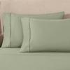Superior Egyptian Cotton 4 Piece Sheet Set, Luxury 1200 Thread Count, Eco-Friendly, Sustainable Sheets, Ultra-Soft Basics, Solid, Deep Pocket Fitted Sheet, Flat Sheet, Pillowcases, King, White(Sage – Z)
