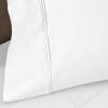 Superior Egyptian Cotton 4 Piece Sheet Set, Luxury 1200 Thread Count, Eco-Friendly, Sustainable Sheets, Ultra-Soft Basics, Solid, Deep Pocket Fitted Sheet, Flat Sheet, Pillowcases, King, White(White – Z)
