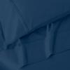 Superior Egyptian Cotton 4 Piece Sheet Set, Luxury 1200 Thread Count, Eco-Friendly, Sustainable Sheets, Ultra-Soft Basics, Solid, Deep Pocket Fitted Sheet, Flat Sheet, Pillowcases, King, White(Navy Blue – Z)