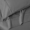 Superior Egyptian Cotton 4 Piece Sheet Set, Luxury 1200 Thread Count, Eco-Friendly, Sustainable Sheets, Ultra-Soft Basics, Solid, Deep Pocket Fitted Sheet, Flat Sheet, Pillowcases, King, White(Charcoal – Z)