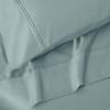 Superior Egyptian Cotton 4 Piece Sheet Set, Luxury 1200 Thread Count, Eco-Friendly, Sustainable Sheets, Ultra-Soft Basics, Solid, Deep Pocket Fitted Sheet, Flat Sheet, Pillowcases, King, White(Teal – Z)