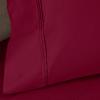Superior Egyptian Cotton 4 Piece Sheet Set, Luxury 1200 Thread Count, Eco-Friendly, Sustainable Sheets, Ultra-Soft Basics, Solid, Deep Pocket Fitted Sheet, Flat Sheet, Pillowcases, King, White(Burgundy – Z)