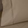 Superior Egyptian Cotton 4 Piece Sheet Set, Luxury 1200 Thread Count, Eco-Friendly, Sustainable Sheets, Ultra-Soft Basics, Solid, Deep Pocket Fitted Sheet, Flat Sheet, Pillowcases, King, White(Taupe – Z)