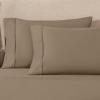 Superior Egyptian Cotton 4 Piece Sheet Set, Luxury 1200 Thread Count, Eco-Friendly, Sustainable Sheets, Ultra-Soft Basics, Solid, Deep Pocket Fitted Sheet, Flat Sheet, Pillowcases, King, White(Taupe – Z)
