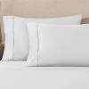 Superior Egyptian Cotton 4 Piece Sheet Set, Luxury 1200 Thread Count, Eco-Friendly, Sustainable Sheets, Ultra-Soft Basics, Solid, Deep Pocket Fitted Sheet, Flat Sheet, Pillowcases, King, White(Platinum – Z)