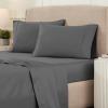 Superior Egyptian Cotton 4 Piece Sheet Set, Luxury 1200 Thread Count, Eco-Friendly, Sustainable Sheets, Ultra-Soft Basics, Solid, Deep Pocket Fitted Sheet, Flat Sheet, Pillowcases, King, White(Charcoal – Z)