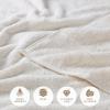 Superior Egyptian Cotton Bath Towel Set, Towels For Home Bathroom, Master, Guest Bath, Decor Essentials, Quick Dry, Absorbent, Large Body Towels, Spa, Hotel, Resort, Adult, Kids, Set of 8, Canary(Ivory – Z)