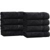 Superior Egyptian Cotton Bath Towel Set, Towels For Home Bathroom, Master, Guest Bath, Decor Essentials, Quick Dry, Absorbent, Large Body Towels, Spa, Hotel, Resort, Adult, Kids, Set of 8, Canary(Black – Z)