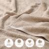 Superior Egyptian Cotton Bath Towel Set, Towels For Home Bathroom, Master, Guest Bath, Decor Essentials, Quick Dry, Absorbent, Large Body Towels, Spa, Hotel, Resort, Adult, Kids, Set of 8, Canary(Taupe – Z)