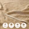 Superior Egyptian Cotton Bath Towel Set, Towels For Home Bathroom, Master, Guest Bath, Decor Essentials, Quick Dry, Absorbent, Large Body Towels, Spa, Hotel, Resort, Adult, Kids, Set of 8, Canary(Toast – Z)
