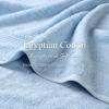 Superior Egyptian Cotton Bath Towel Set, Towels For Home Bathroom, Master, Guest Bath, Decor Essentials, Quick Dry, Absorbent, Large Body Towels, Spa, Hotel, Resort, Adult, Kids, Set of 8, Canary(Light Blue – Z)