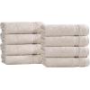 Superior Egyptian Cotton Bath Towel Set, Towels For Home Bathroom, Master, Guest Bath, Decor Essentials, Quick Dry, Absorbent, Large Body Towels, Spa, Hotel, Resort, Adult, Kids, Set of 8, Canary(Stone)