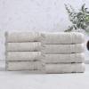 Superior Egyptian Cotton Bath Towel Set, Towels For Home Bathroom, Master, Guest Bath, Decor Essentials, Quick Dry, Absorbent, Large Body Towels, Spa, Hotel, Resort, Adult, Kids, Set of 8, Canary(Silver)