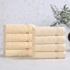 Superior Egyptian Cotton Bath Towel Set, Towels For Home Bathroom, Master, Guest Bath, Decor Essentials, Quick Dry, Absorbent, Large Body Towels, Spa, Hotel, Resort, Adult, Kids, Set of 8, Canary(Canary)
