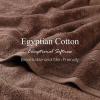 Superior Egyptian Cotton Bath Towel Set, Towels For Home Bathroom, Master, Guest Bath, Decor Essentials, Quick Dry, Absorbent, Large Body Towels, Spa, Hotel, Resort, Adult, Kids, Set of 8, Canary(Mocha – Z)