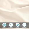 Superior Egyptian Cotton Sheet Set Premium 400 Thread Count 100% Egyptian Cotton Solid Sheets Set Soft Sateen Weave Hotel Style 18″ Deep Pocket Fitted Flat and Pillow Cases – Twin XL, Burgundy(Ivory)