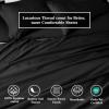 Superior Egyptian Cotton Standard Pillowcases, 650 Thread Count, 2-Pieces, Plum(Black)