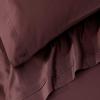 Superior Egyptian Cotton Standard Pillowcases, 650 Thread Count, 2-Pieces, Plum(Plum)