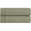 Superior Egyptian Cotton Standard Pillowcases, 650 Thread Count, 2-Pieces, Plum(Sage)