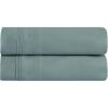 Superior Egyptian Cotton Standard Pillowcases, 650 Thread Count, 2-Pieces, Plum(Teal)