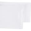 Superior Egyptian Cotton Standard Pillowcases, 650 Thread Count, 2-Pieces, Plum(White)