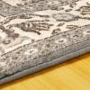 Superior Elegant Kingfield Collection Area Rug, 8mm Pile Height with Jute Backing, Classic Bordered Rug Design, Anti-Static, Water-Repellent Rugs – Black, 2’7″ x 8′ Runner(Slate)