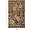 Superior Elegant Palmyra Collection Area Rug, 10mm Pile Height with Jute Backing, Gorgeous Traditional Persian Rug Design, Anti-Static, Water-Repellent Rugs – 2’7″ x 8′ Runner(Chocolate)