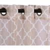 Superior Embellished Poppy Sheer Curtains, Window Accents, Perfect For Natural Light, Modern, Transtitional, Bohemian, Floral Design with Grommets, Curtain Set of 2 Panels, 52″ X 108″, Leaf Green(Champagne)