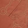 Superior Embroidered Moroccan Semi-Sheer Curtains, Window Accents, Modern, Transitional, Bohemian, Eclectic Style, Geometric, Trellis with Grommets, Curtain Set of 2 Panels, 52″ X 63″, Aquarius(Rust)