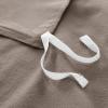 Superior Extra Soft All Season 100% Brushed Cotton Flannel Solid Bedding Duvet Cover Set – Ivory, King/California King Size(Grey)